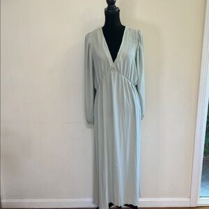 H&M Mint Green Long Sleeve Dress